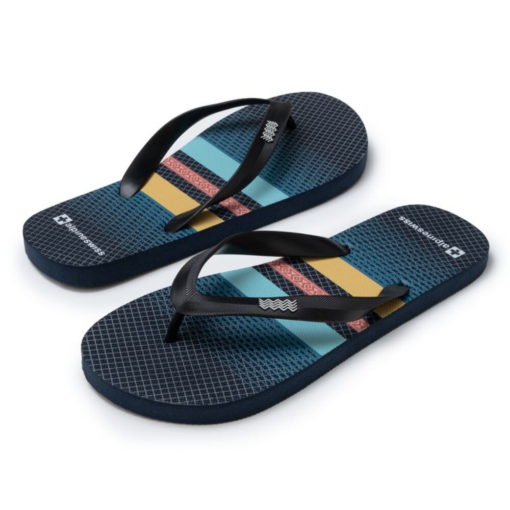 Alpine Swiss Men's Flip Flops | Ultra-light Thin EVA foam Sandals for Beach Pool